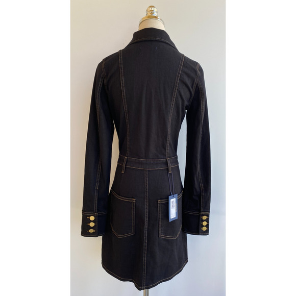 Ramy Brook Jade Dress black Denim size 25 NWT - Picture 10 of 15